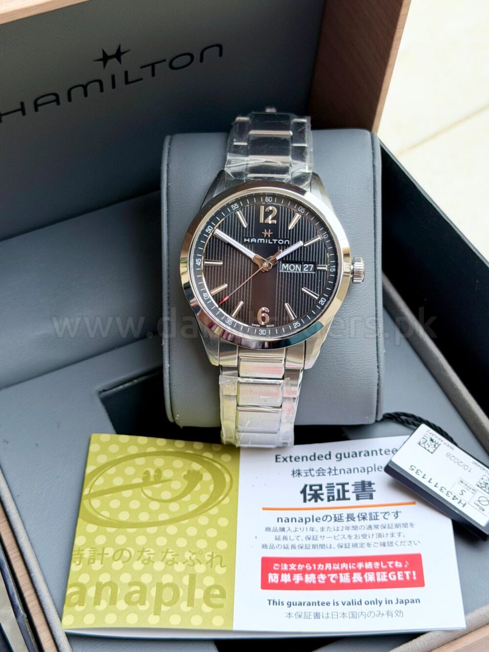 Hamilton Broadway Day Date H43311135 Black Dial 40mm Quartz Swiss Mens – photo 4