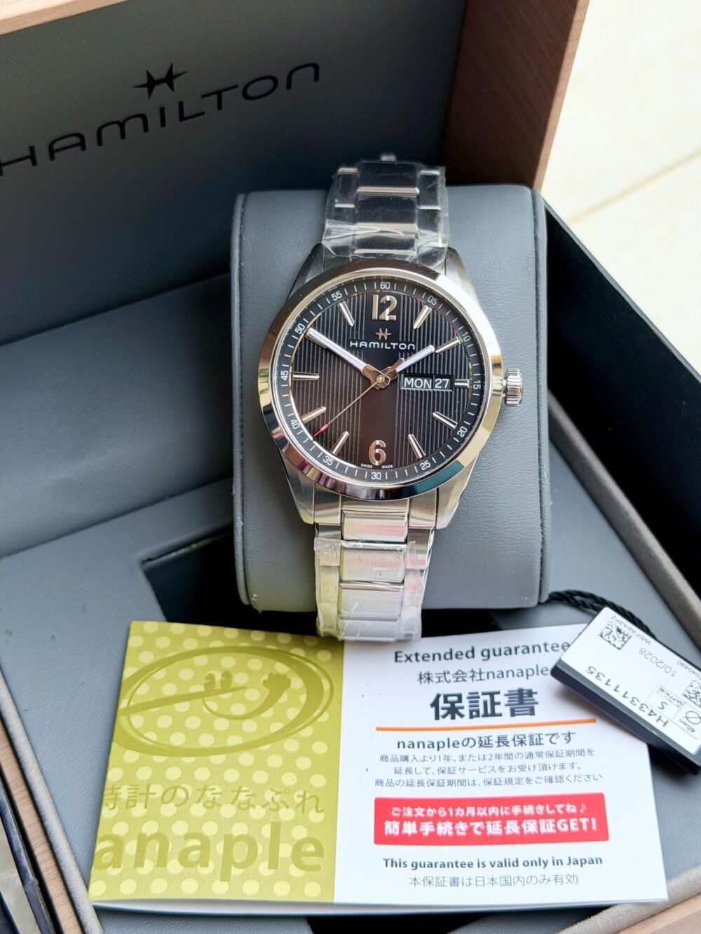 Hamilton Broadway Day Date H43311135 Black Dial 40mm Quartz Swiss Mens – photo 4
