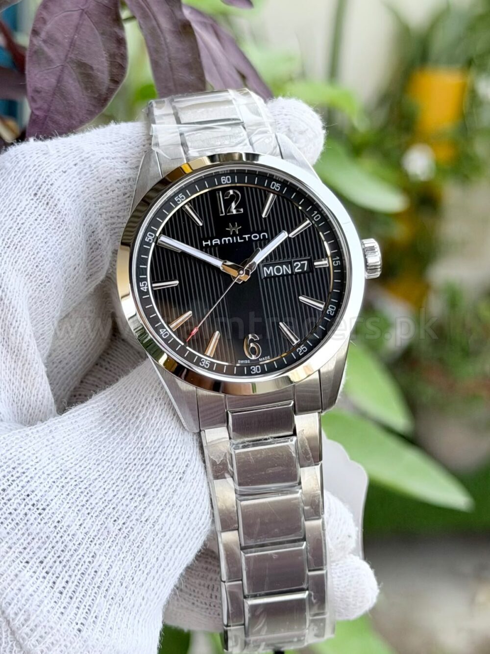 Hamilton Broadway Day Date H43311135 Black Dial 40mm Quartz Swiss Mens