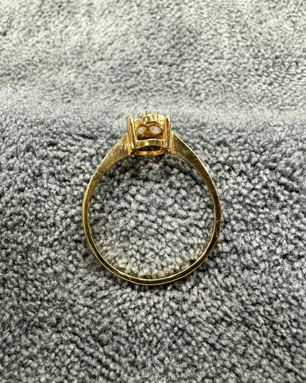 GOLD18k Ring 💍 Dubai Preloved 7x Diamond 💎 – photo 4