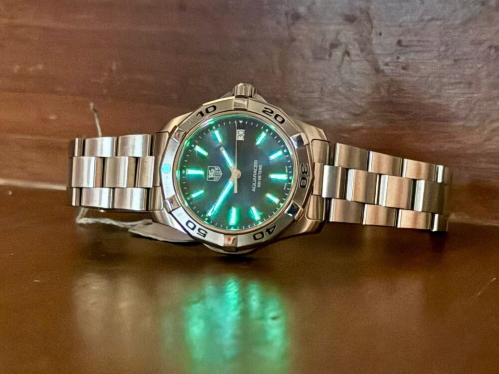 TAG Heuer Aquaracer WAP1112 Blue Dial Quartz Swiss Mens – photo 3