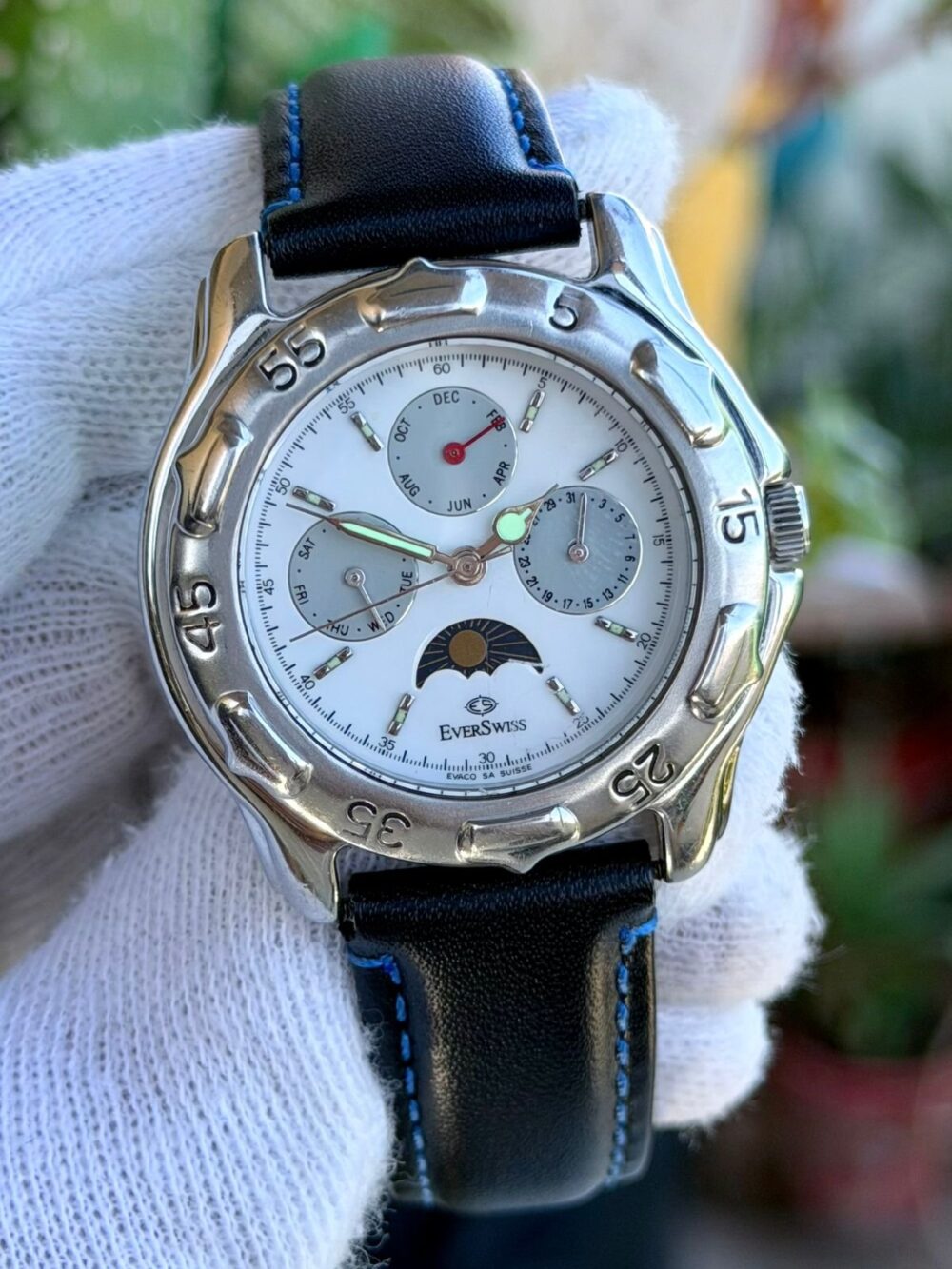 EverSwiss MoonPhase Swiss🇨🇭 Men Full Calendar