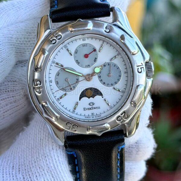 EverSwiss MoonPhase Swiss🇨🇭 Men Full Calendar