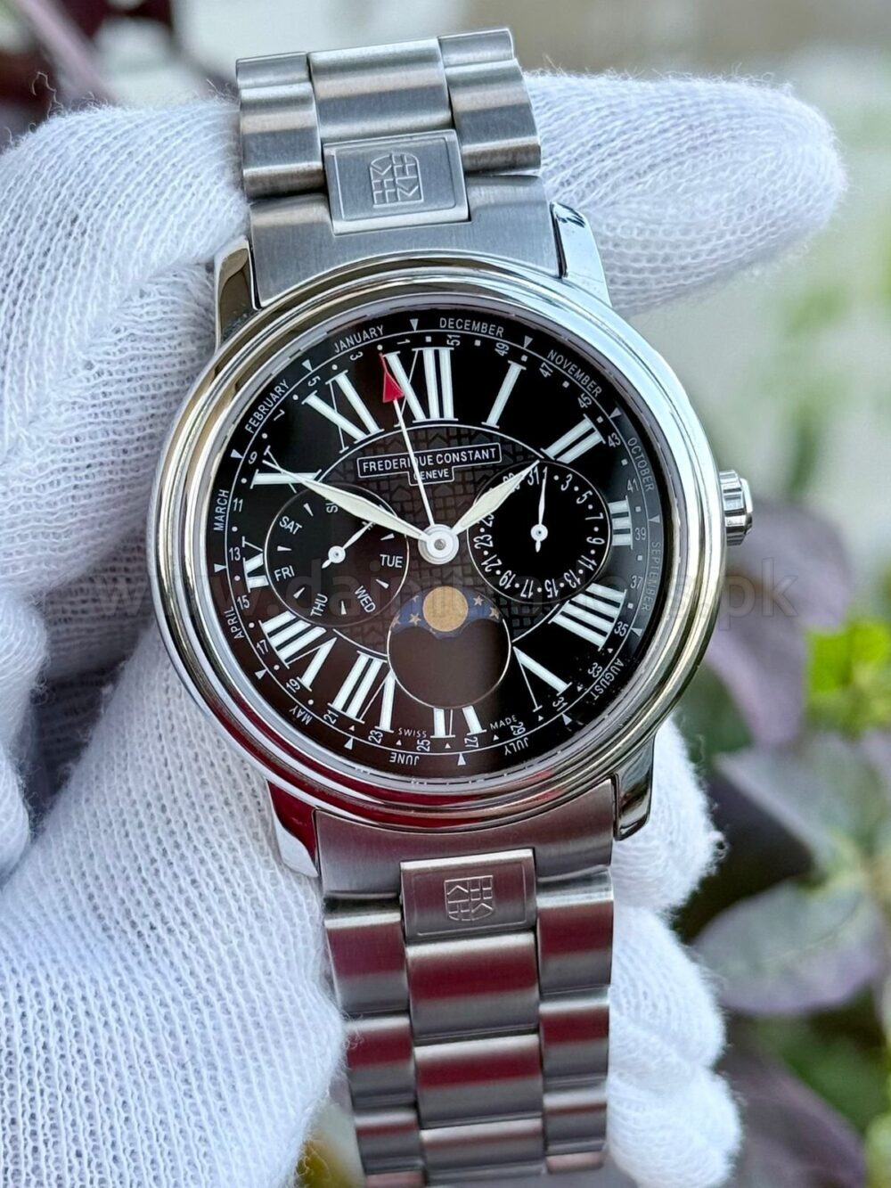 Frederique Constant Moonphase FC-270X3P4 Quartz Swiss Mens