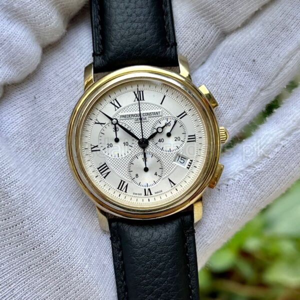Frederique Constant FC-292MC4P5 Chronograph Quartz Swiss Mens