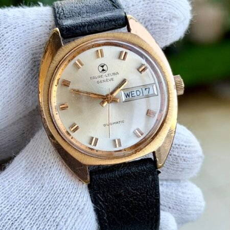 Faver Luba Duomatic1970’s Swiss mens