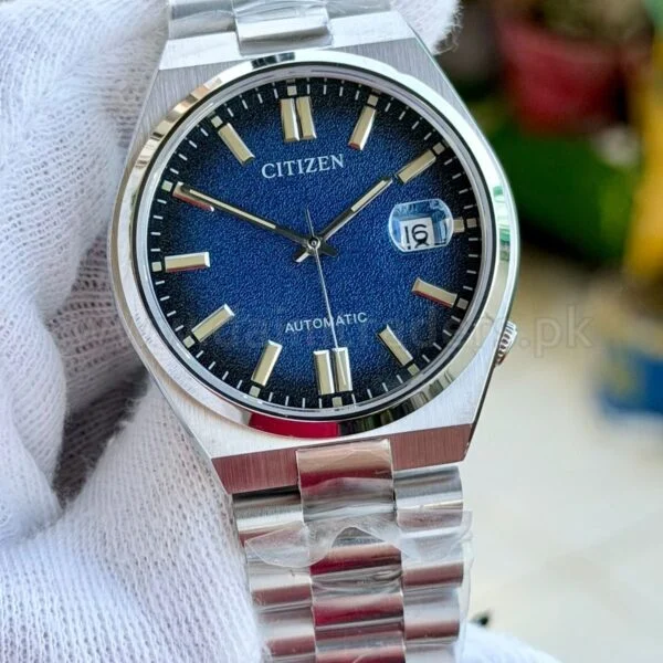 CITIZEN Tsuyosa NJ0151-88L Blue Dial Steel Automatic Japan Mens