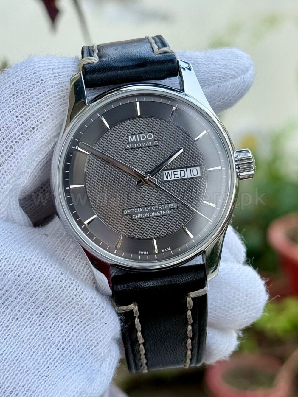 MIDO Belluna Chronometer M0014311106192 Grey Dial Day-Date 40mm Automatic Swiss Mens
