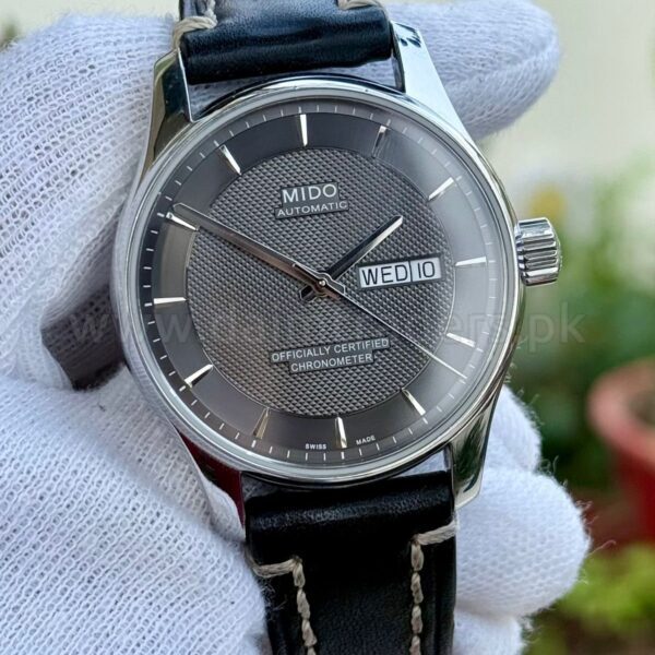 MIDO Belluna Chronometer M0014311106192 Grey Dial Day-Date 40mm Automatic Swiss Mens