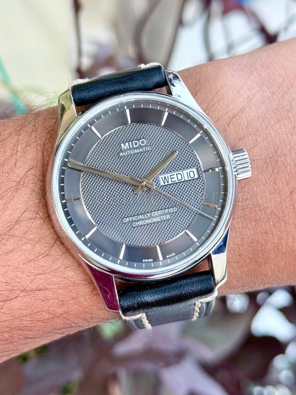 MIDO Belluna Chronometer M0014311106192 Grey Dial Day-Date 40mm Automatic Swiss Mens – photo 2