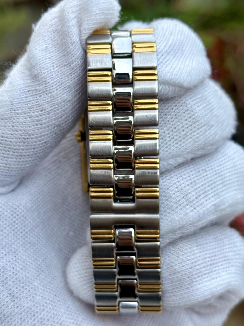 RADO Florence Tank 118.3681.2 Gold Dial Two-Tone Quartz Swiss Mens – photo 4