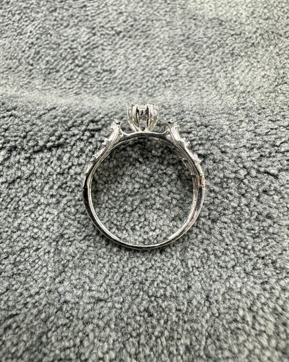 GOLD18k Ring 💍 Dubai Preloved 21x Rounded 0.22ct – photo 4