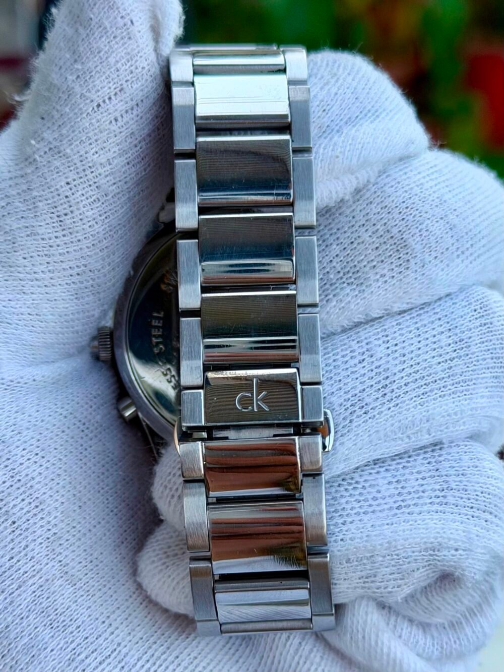 Calvin Klein Bold Chronograph K2247120 Silver Dial Steel 41mm Quartz Swiss Mens – photo 3