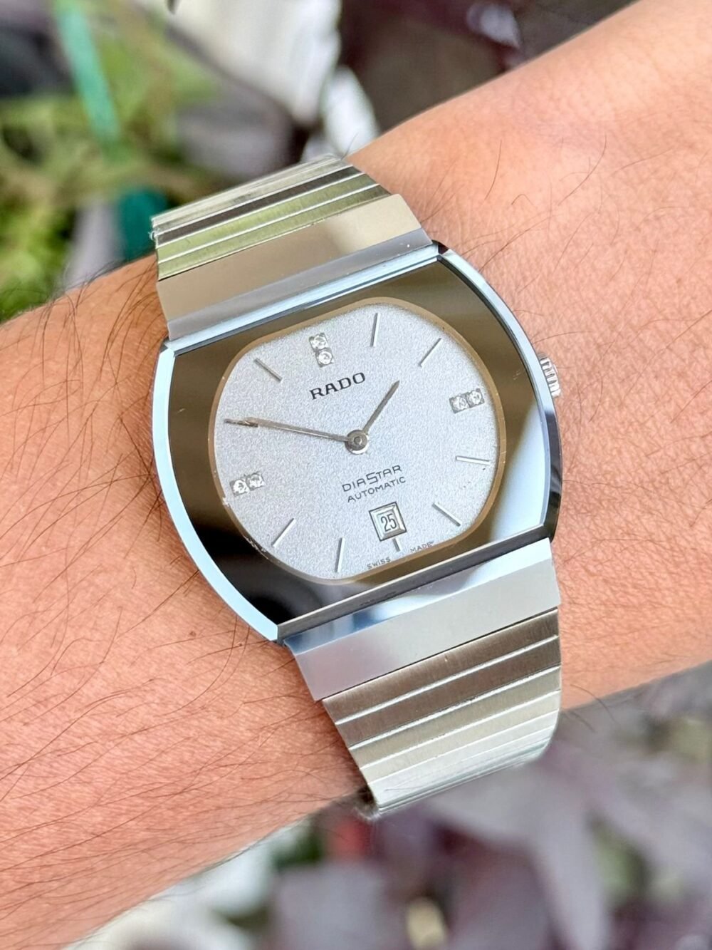 RADO DiaStar 565.0105.3 Silver Diamond Dial Automatic Swiss Mens – photo 2