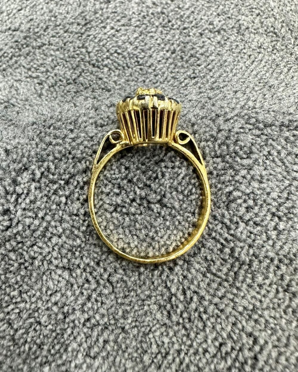 GOLD18k Ring 💍 Dubai Preloved 1x Diamond 💎 – photo 4