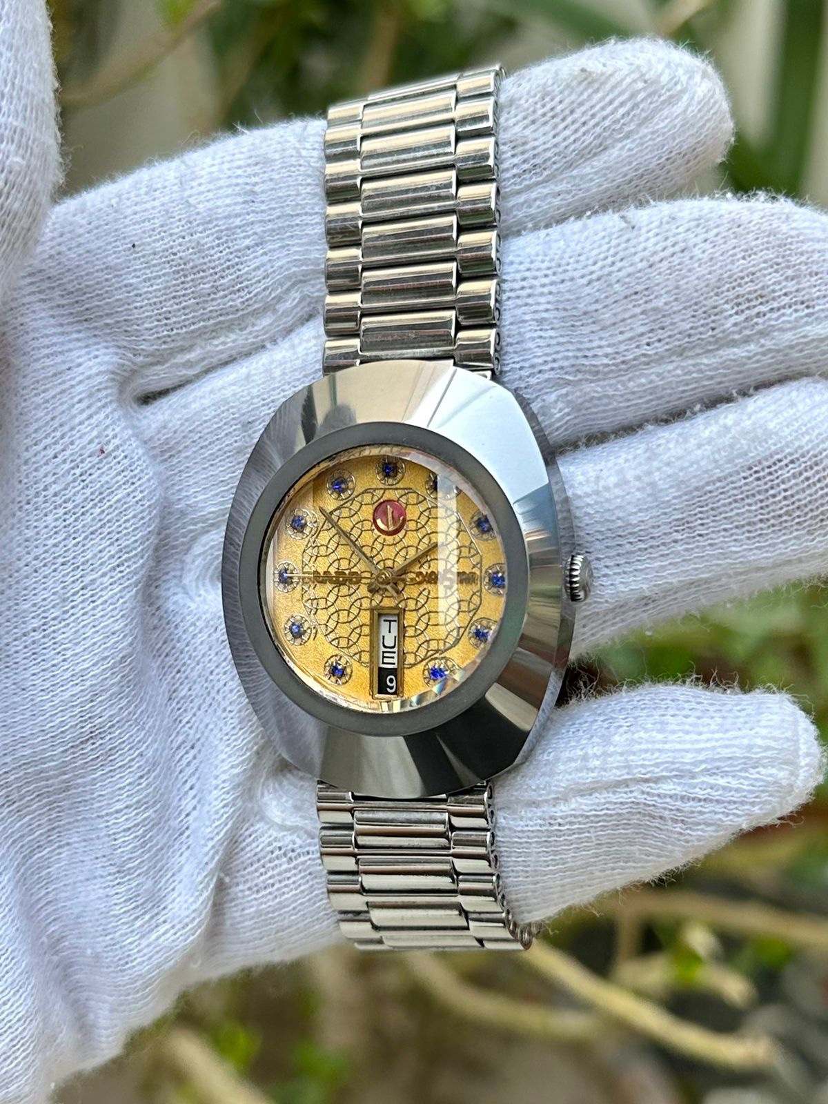 kkの時計稼動品　RADO ラドー　ダイヤスター　11Pダイヤ　デイト　腕時計