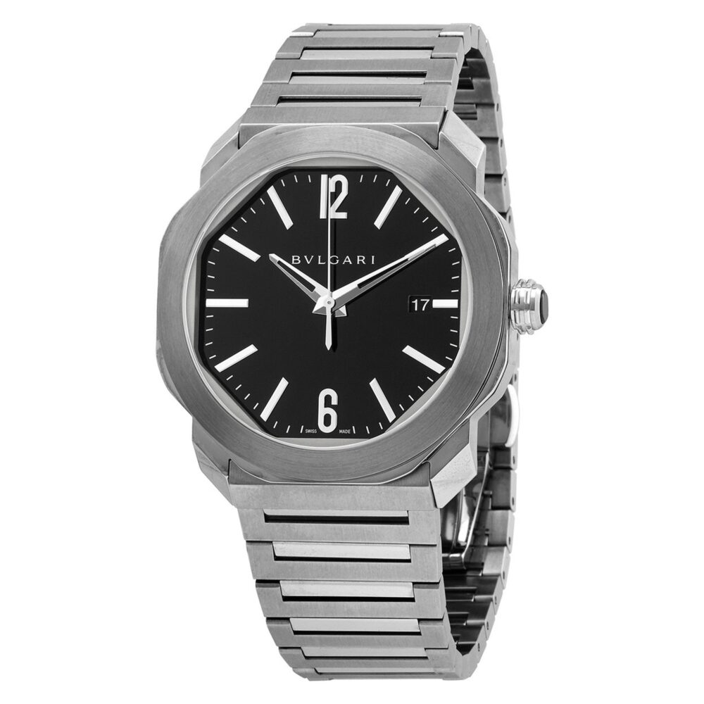 BULGARI Octo Roma 102704 Black Dial 41mm Automatic Swiss Mens