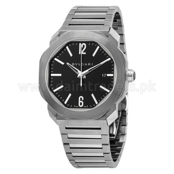 BULGARI Octo Roma 102704 Black Dial 41mm Automatic Swiss Mens