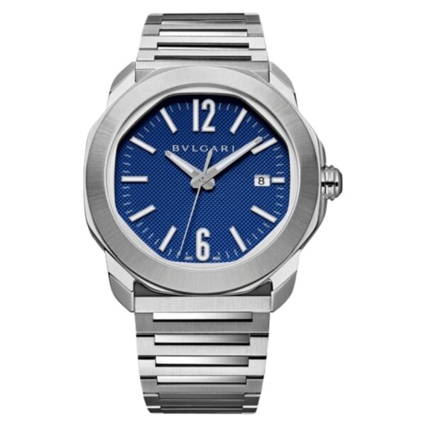 BULGARI Octo Roma 103739 Blue Dial 41mm Automatic Swiss Mens
