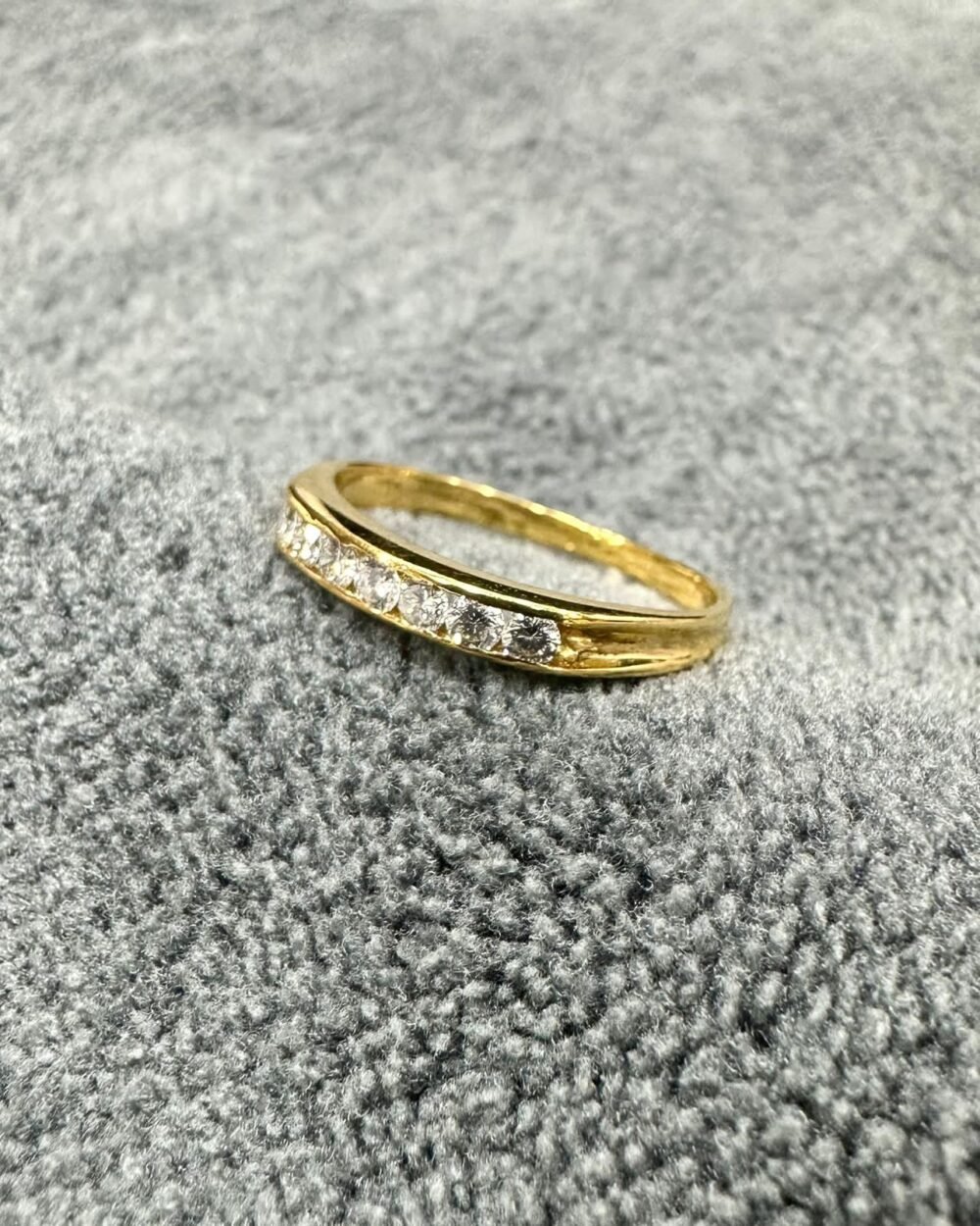 GOLD18k Ring 💍 Dubai Preloved 7x Diamond 💎 – photo 3