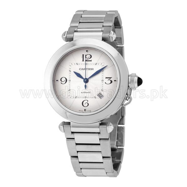 CARTIER Pasha de Cartier WSPA0009 Silver Dial Automatic Swiss Mens