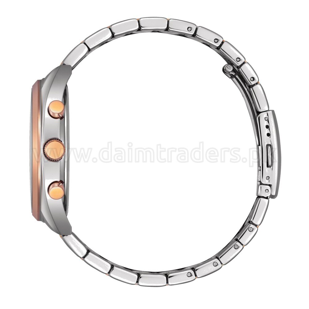 CITIZEN Chronograph AN8216-50L Blue Dial Two-Tone Rose Gold 42mm Quartz Japan Mens – photo 3