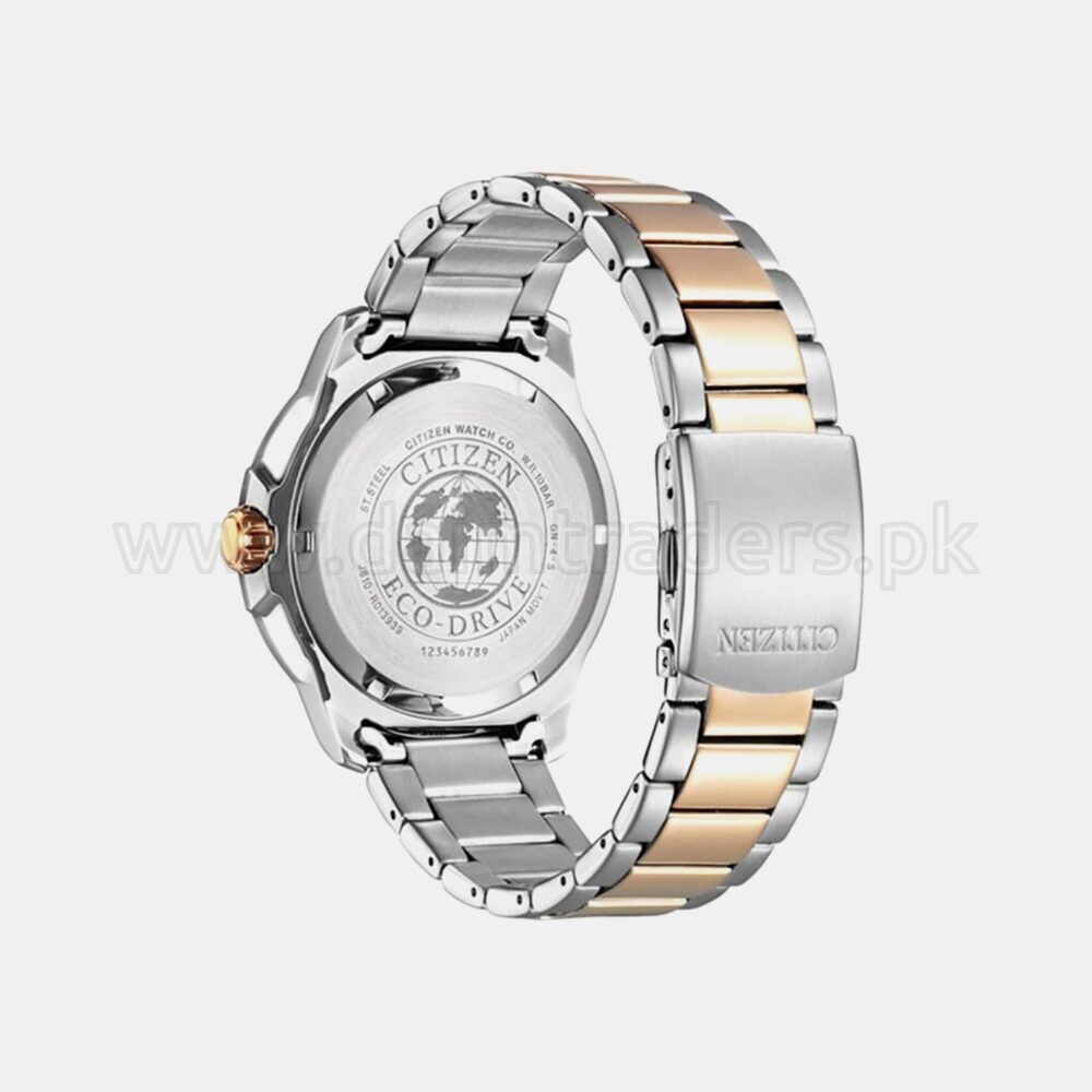 CITIZEN Eco-Drive AW1524-84E Black Dial Two-Tone Rose Gold 45mm Solar Japan Mens – photo 4