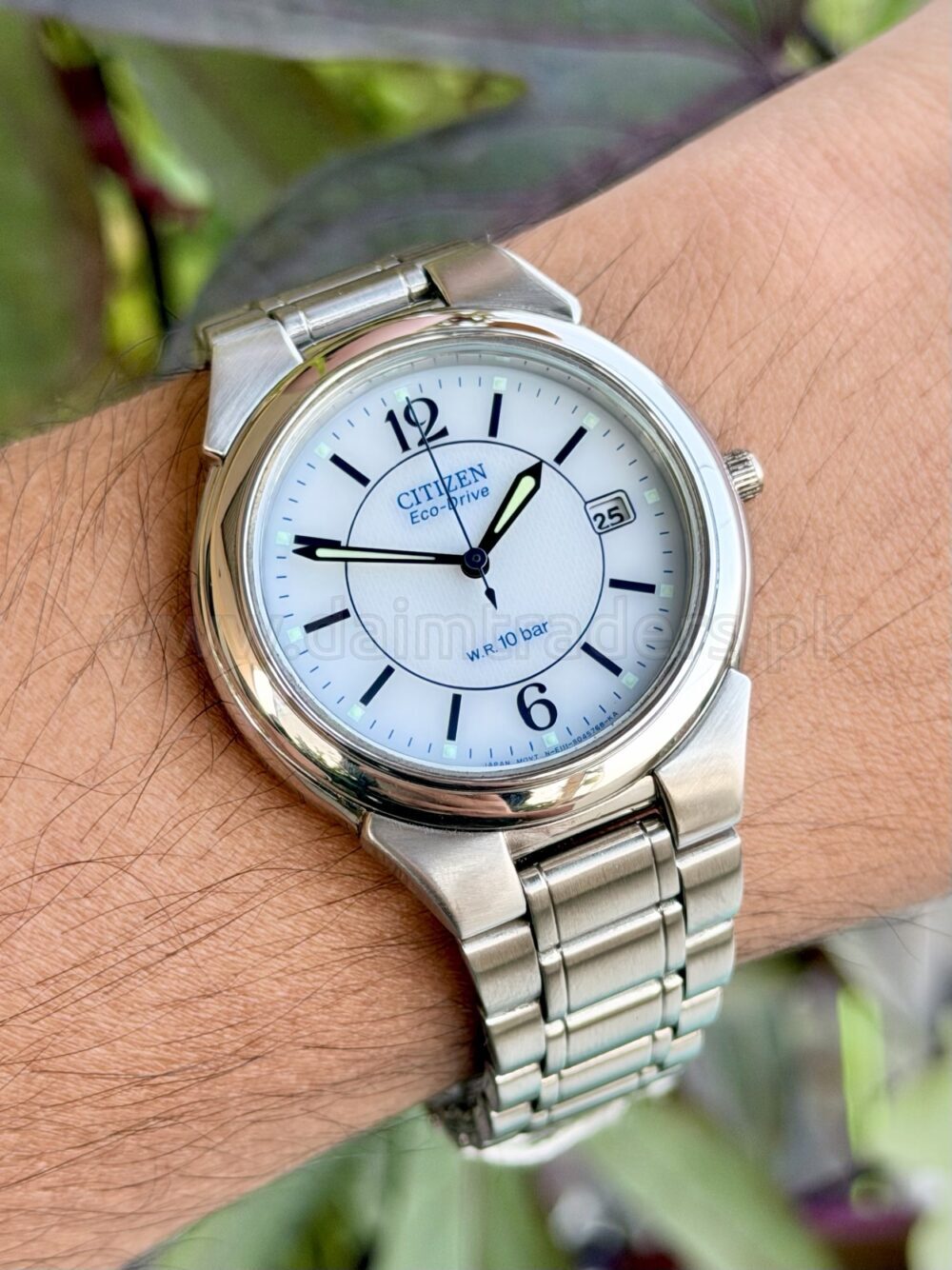 CITIZEN Eco-Drive FRA59-2202 White Dial Steel Solar Japan Mens – photo 2