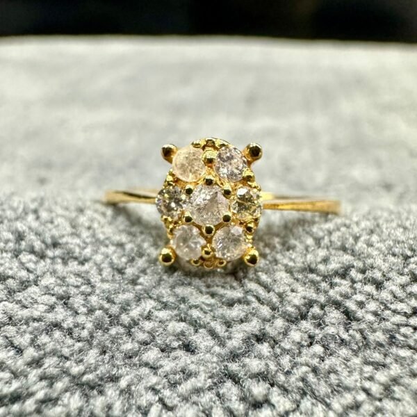 GOLD18k Ring 💍 Dubai Preloved 7x Diamond 💎