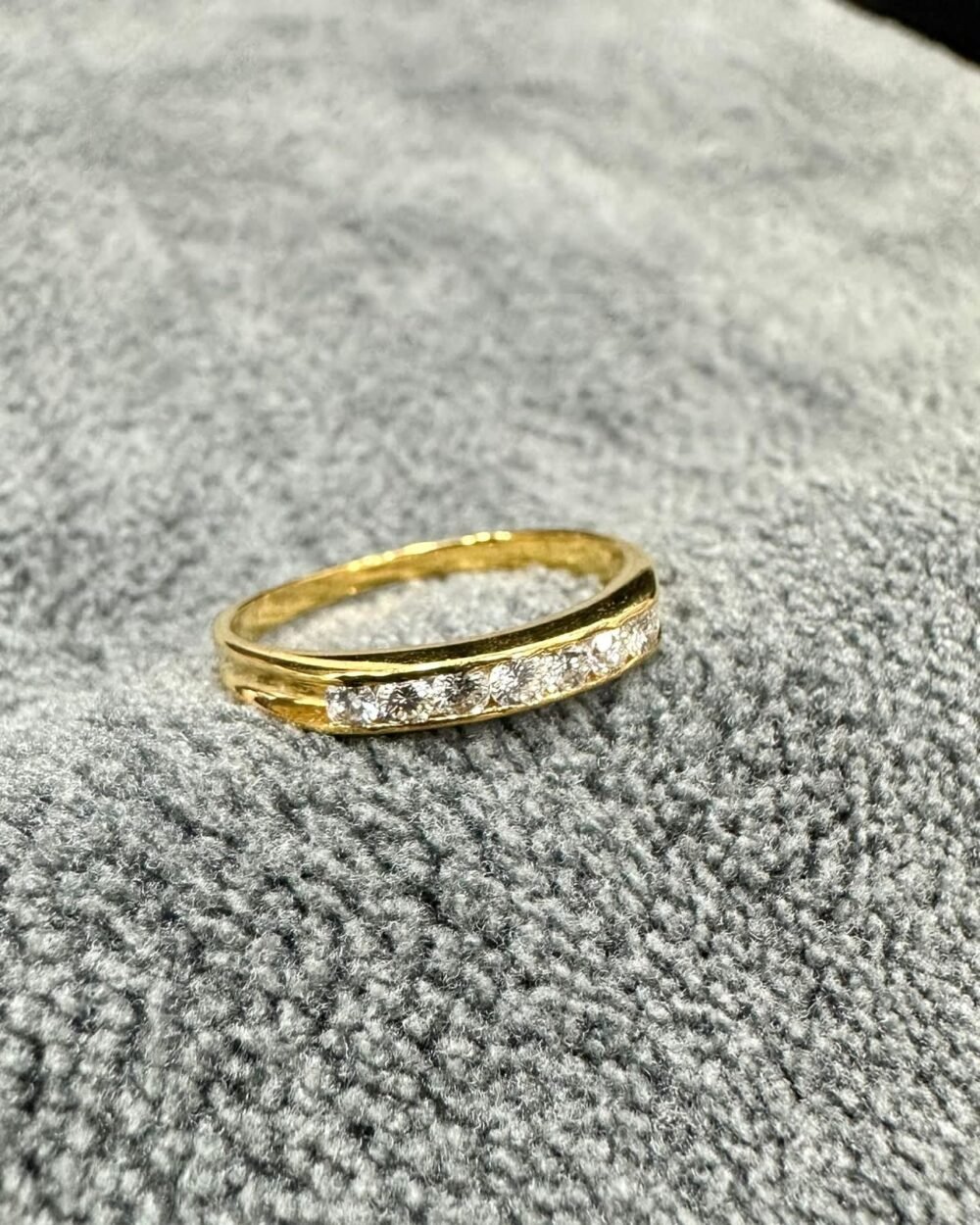 GOLD18k Ring 💍 Dubai Preloved 7x Diamond 💎 – photo 4