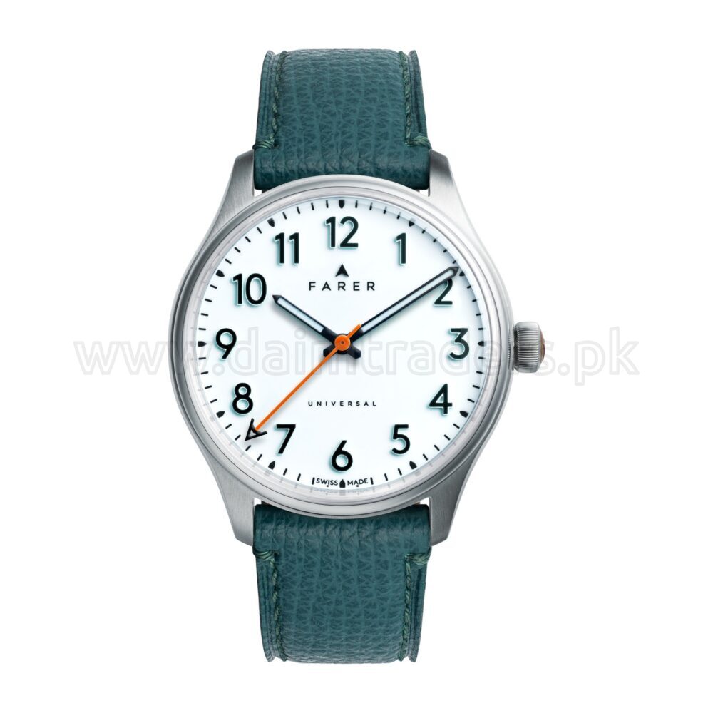 FARER Resolute III W-RES-OPG White Dial Automatic Swiss Mens