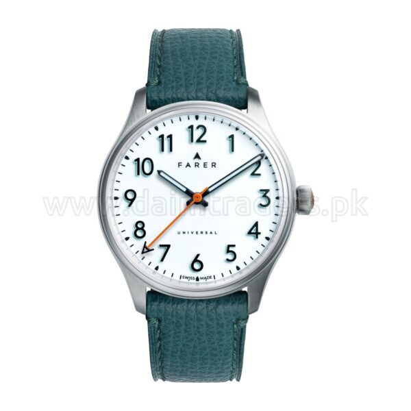 FARER Resolute III W-RES-OPG White Dial Automatic Swiss Mens