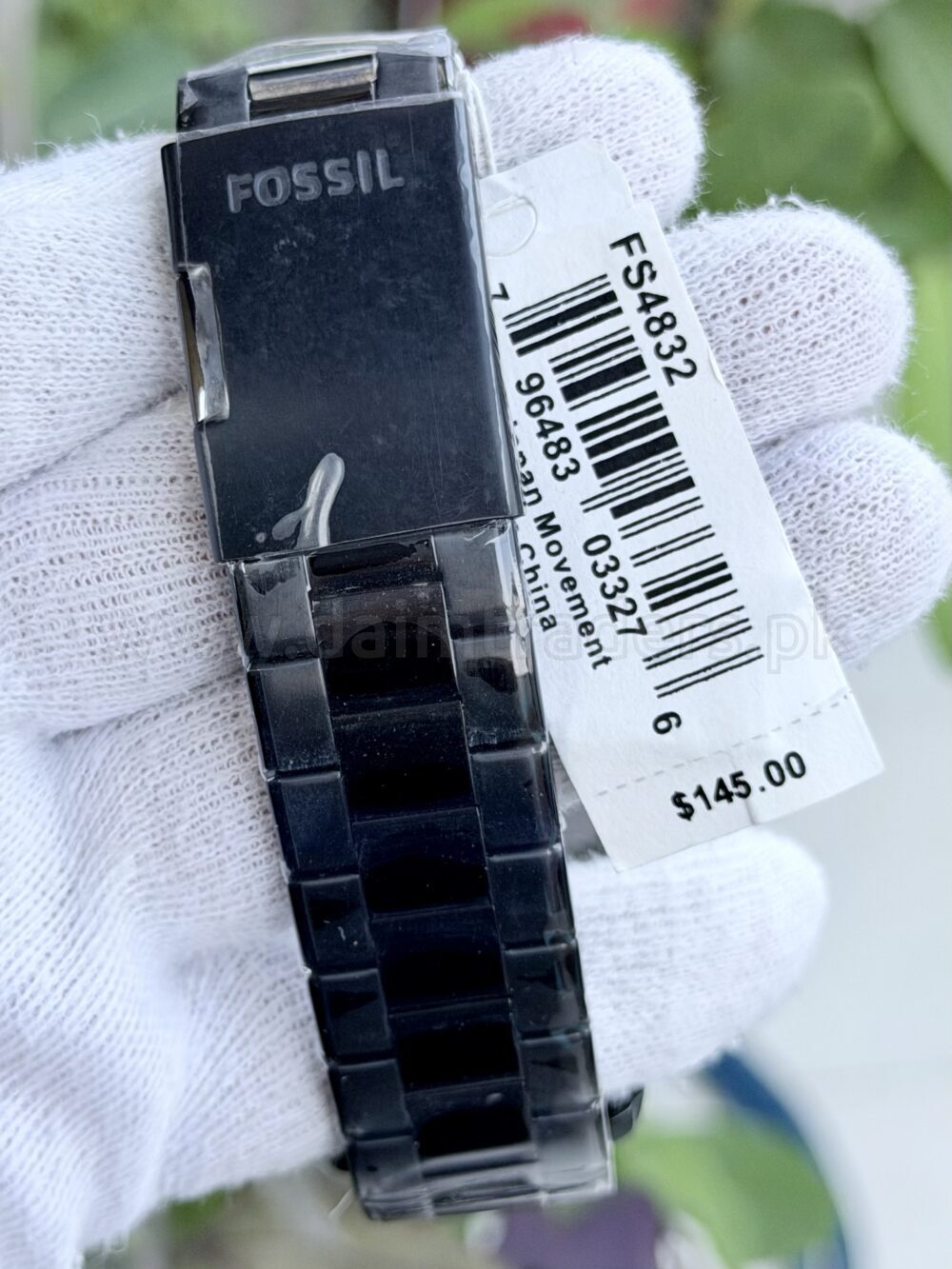 Fossil Grant Chronograph FS4832 Black Dial Black Steel 44mm Quartz Mens – photo 3