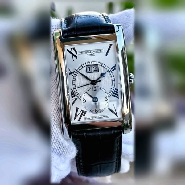 FREDERIQUE CONSTANT Dual Time Big Date FC-325X4C24 Silver Dial Automatic Swiss Mens