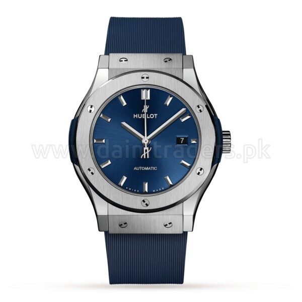 HUBLOT Classic Fusion 542.NX.7170.RX Blue Dial 42mm Automatic Swiss Mens