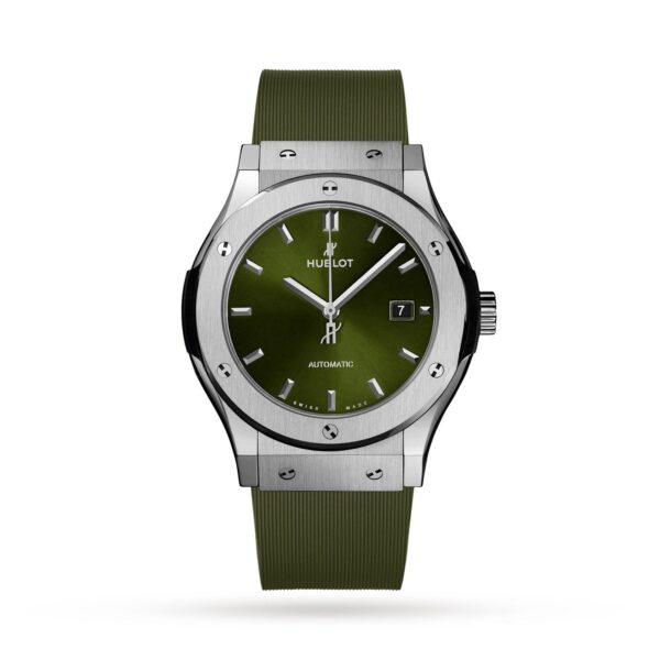HUBLOT Classic Fusion 542.NX.8970.RX Green Dial 42mm Automatic Swiss Mens