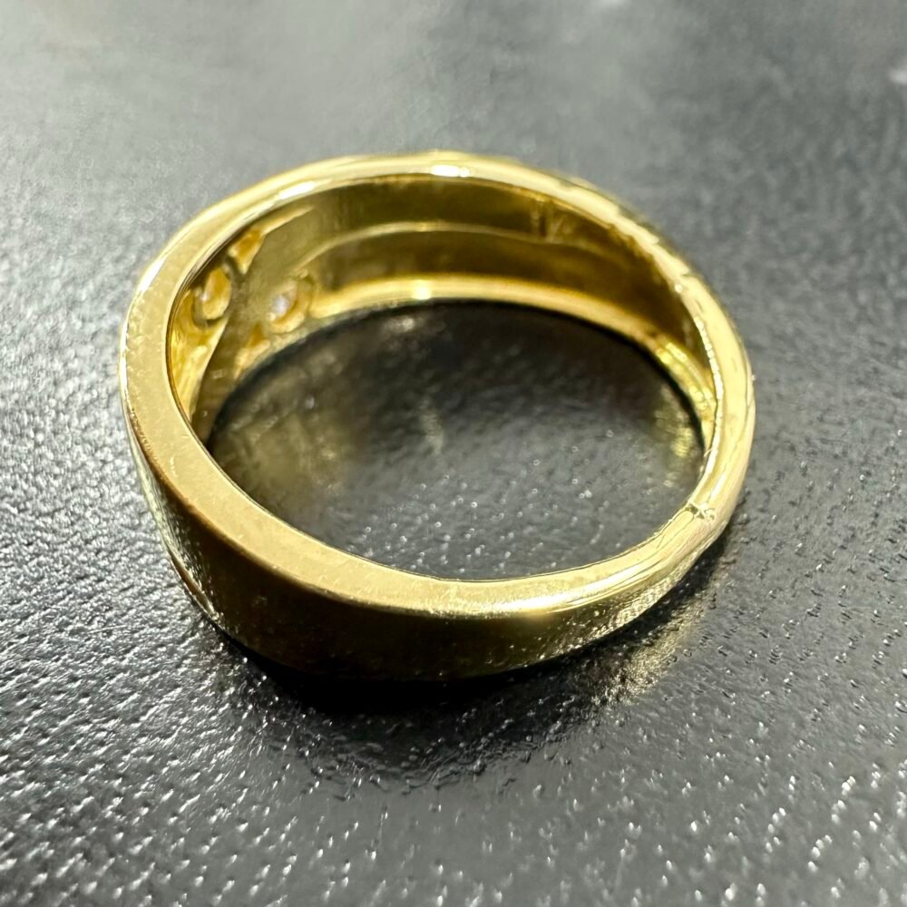 Gold18k Ring with 2 Diamond – photo 3