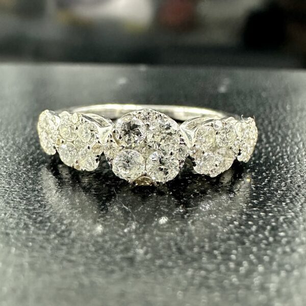 Gold18k 44x Diamond Ring