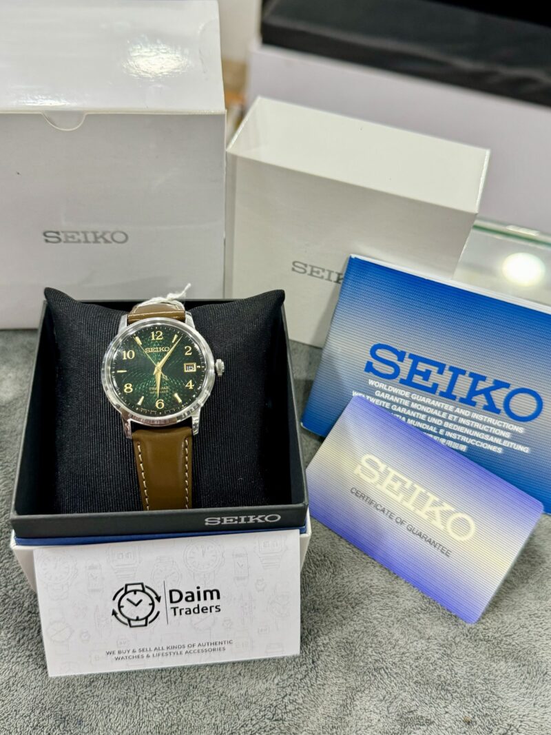 Seiko Presage Japan Green SRPE45 - Image 3