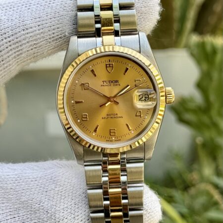 TUDOR Prince Oysterdate 72033 Gold/Steel Automatic Mens