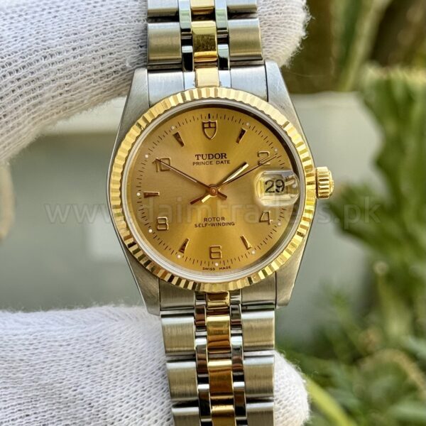TUDOR Prince Oysterdate 72033 Gold/Steel Automatic Mens
