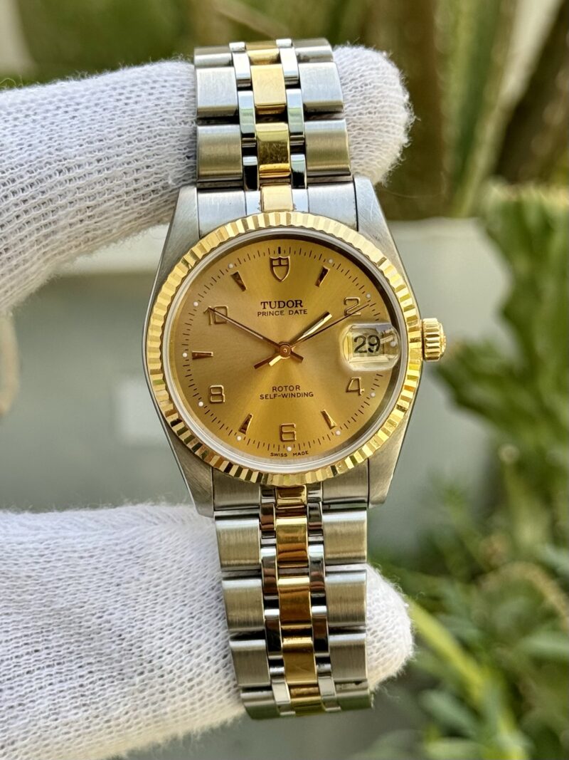 TUDOR Prince Oysterdate 72033 Gold/Steel Automatic Mens