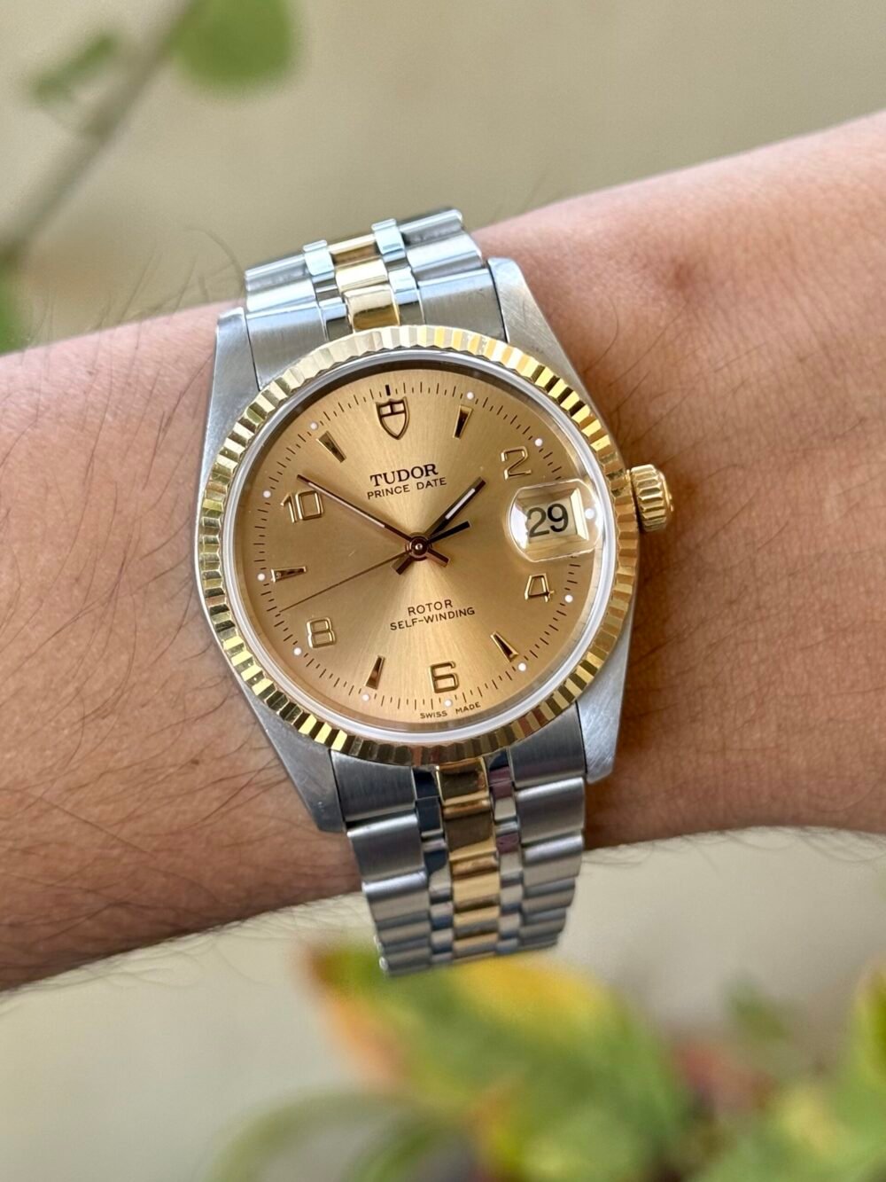 TUDOR Prince Oysterdate 72033 Gold/Steel Automatic Mens – photo 2