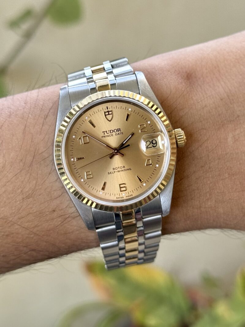 TUDOR Prince Oysterdate 72033 Gold/Steel Automatic Mens - Image 2