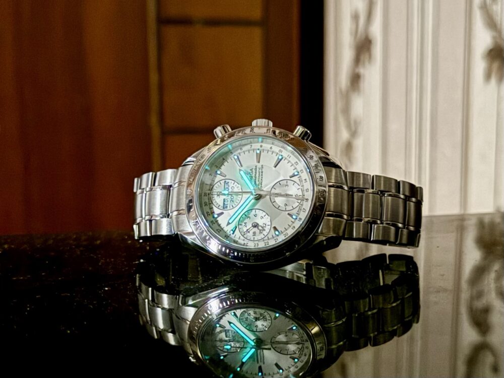 OMEGA Speedmaster Triple Date 3221.30.00 Swiss Mens – photo 4