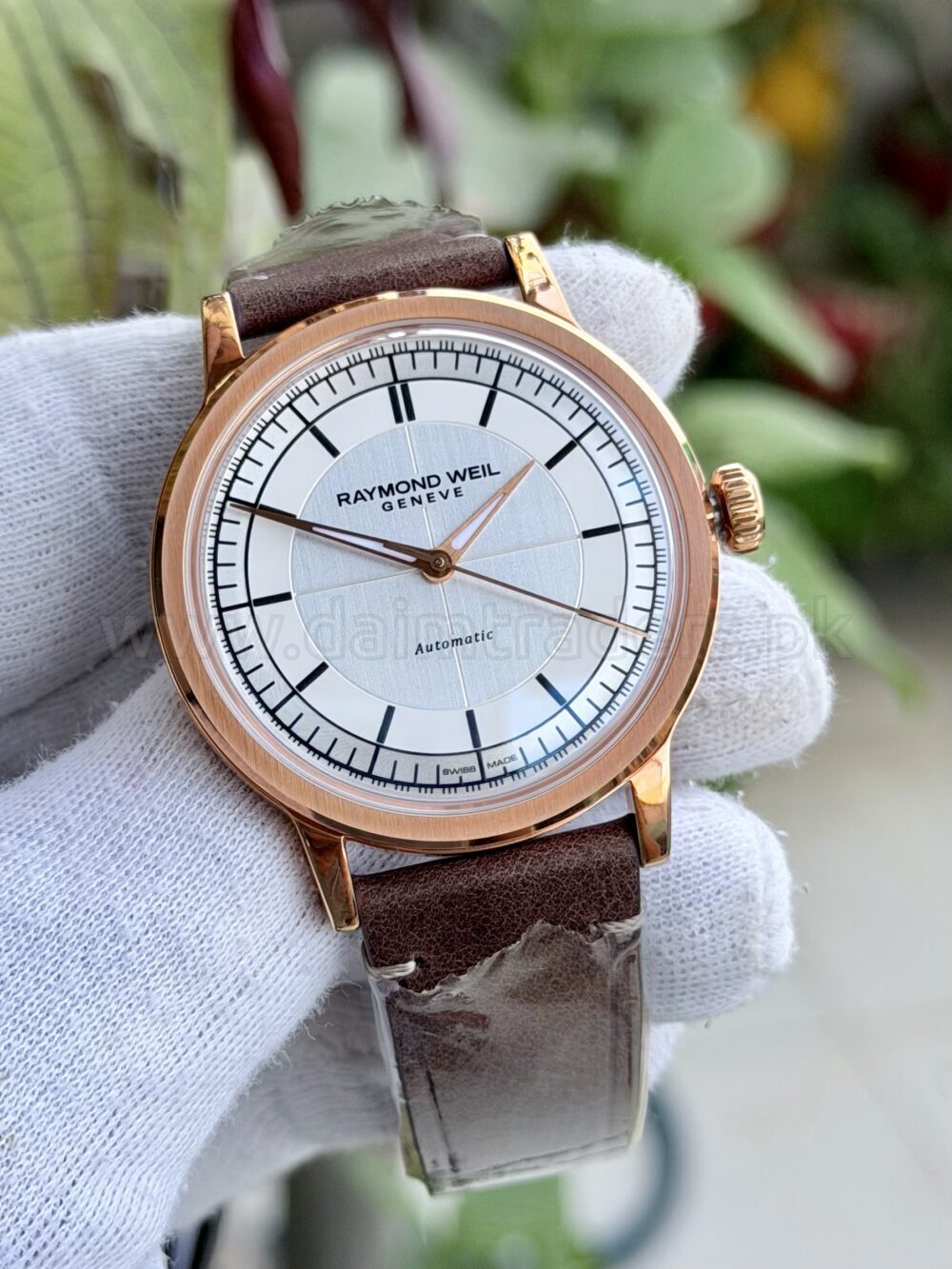 Raymond Weil Millesime 2925-PC5-65001 Silver Dial Rose Gold PVD 39.5mm Automatic Swiss Mens – photo 2