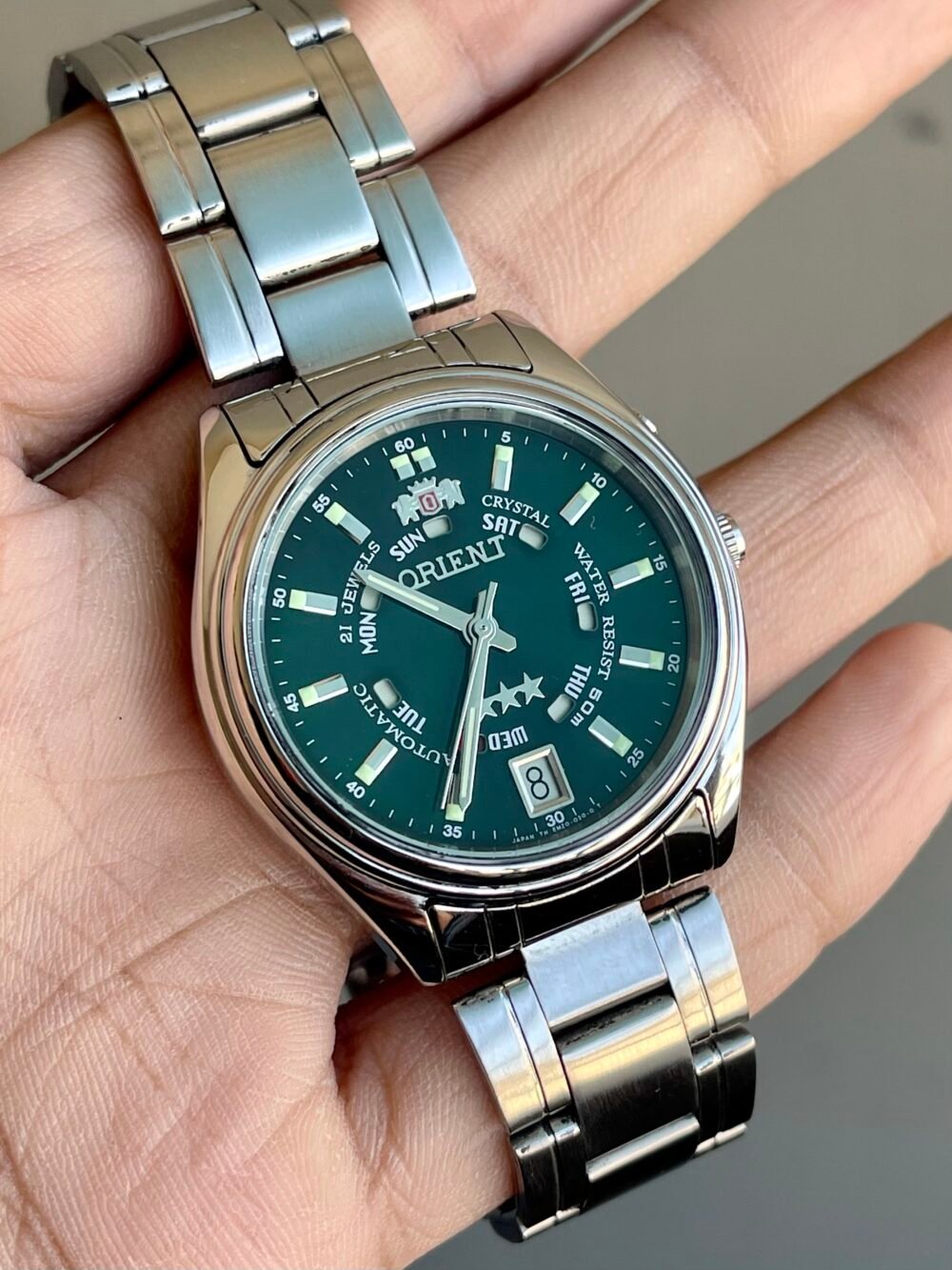 ORIENT Japan 3 Star Automatic Green Dial – photo 3