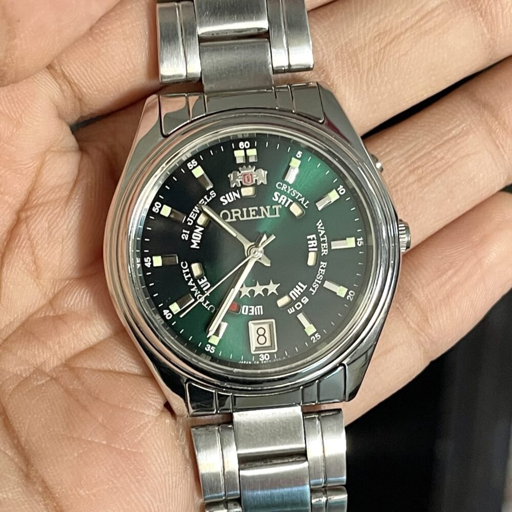 ORIENT Japan 3 Star Automatic Green Dial – photo 2