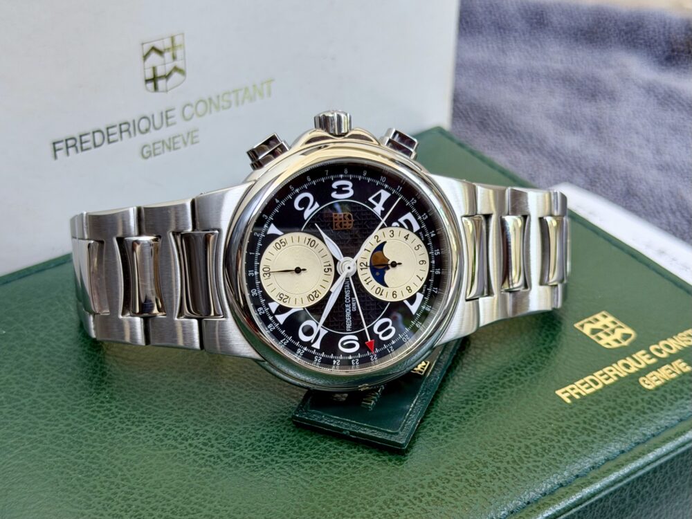 Frederique Constant Highlife Chronograph Moonphase FC395X4H5 Black Dial 42mm Automatic Swiss Mens – photo 2