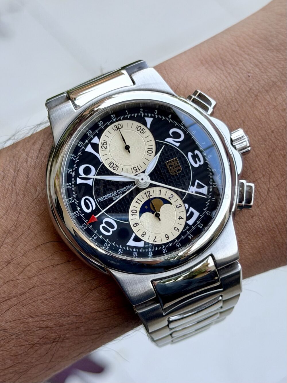 Frederique Constant Highlife Chronograph Moonphase FC395X4H5 Black Dial 42mm Automatic Swiss Mens – photo 3
